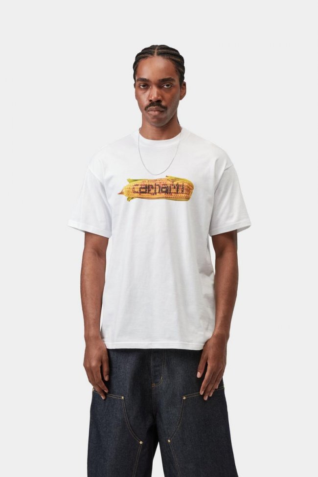 Carhartt S/S Hot Cob T-Shirt - White Carhartt S/S Hot Cob T-Shirt - White