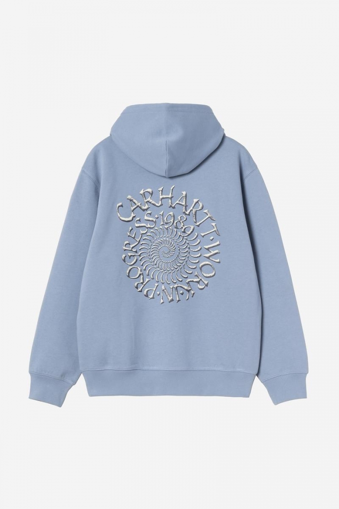 Carhartt Hooded Spiral Sweatshirt - Gentle Blue