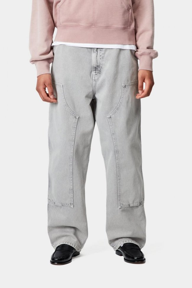 Carhartt Brandon Double Knee Pant - Black, Chalk wash