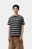 Carhartt S/S Bronson T-Shirt - Bronson Stripe, Black