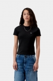 Carhartt S/S Small Heart Patch T-Shirt - Black / Black Carhartt S/S Small Heart Patch T-Shirt - Black / Black