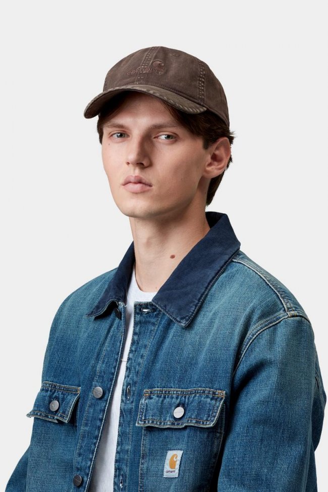 Carhartt Lambert Cap - Tobacco, Moon wash Carhartt Lambert Cap - Tobacco, Moon wash