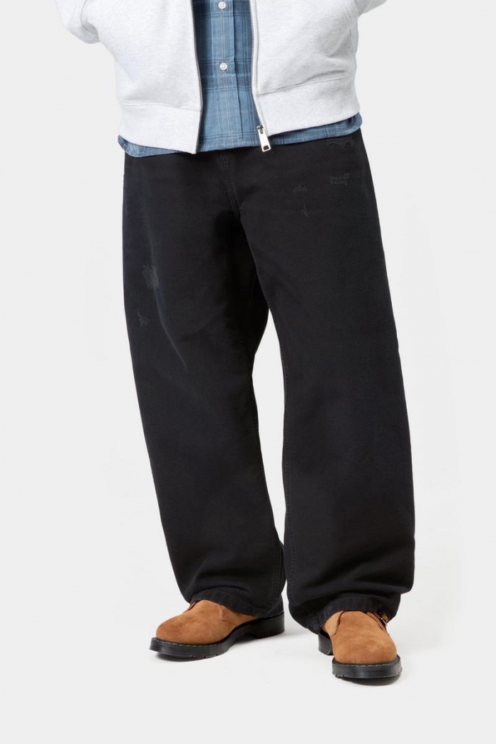 Carhartt Brandon Pant - Black, Grind wash