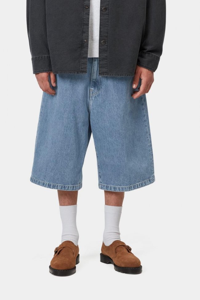 Carhartt Langdon Short - Blue, Stone bleached Carhartt Langdon Short - Blue, Stone bleached