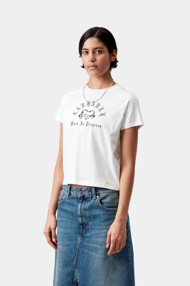 Carhartt S/S Honest Work T-Shirt - White / Black Carhartt S/S Honest Work T-Shirt - White / Black