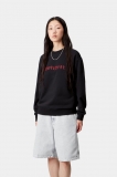 Carhartt Sweatshirt - Black / Scarlet Carhartt Sweatshirt - Black / Scarlet