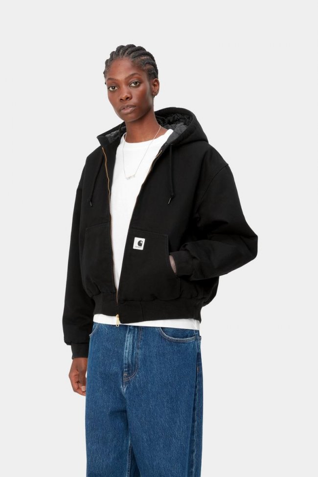 Carhartt OG Active Jacket (Winter) - Black, Rinsed Carhartt OG Active Jacket (Winter) - Black, Rinsed