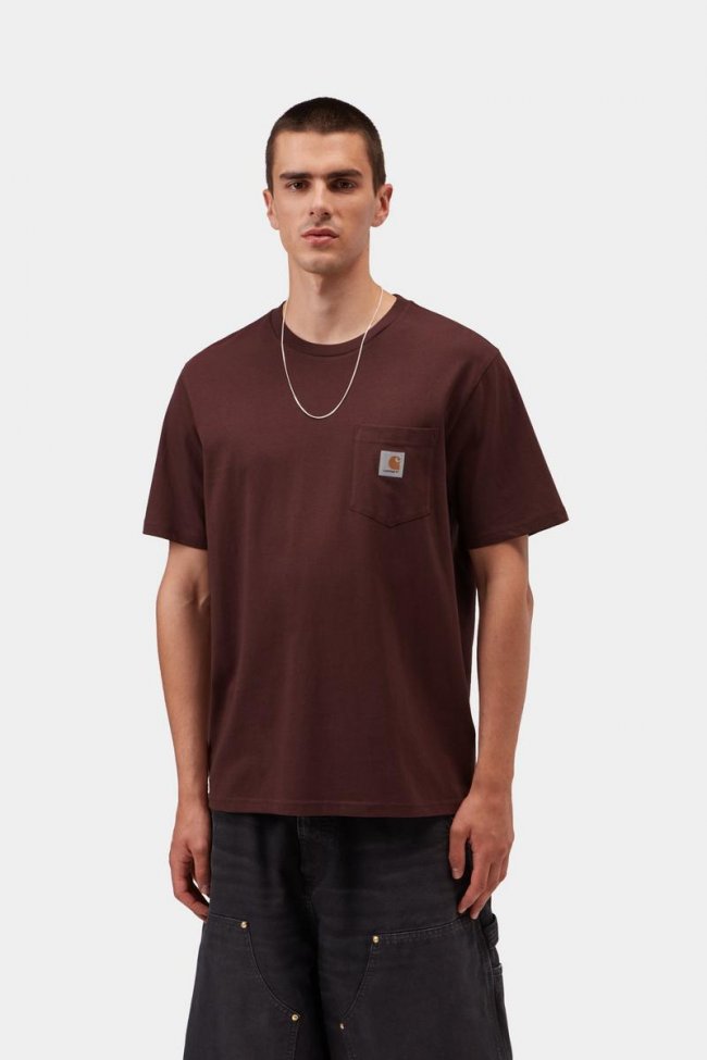 Carhartt S/S Pocket T-Shirt - Amarone