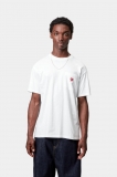 Carhartt S/S Pocket Heart T-Shirt - White / Red Carhartt S/S Pocket Heart T-Shirt - White / Red