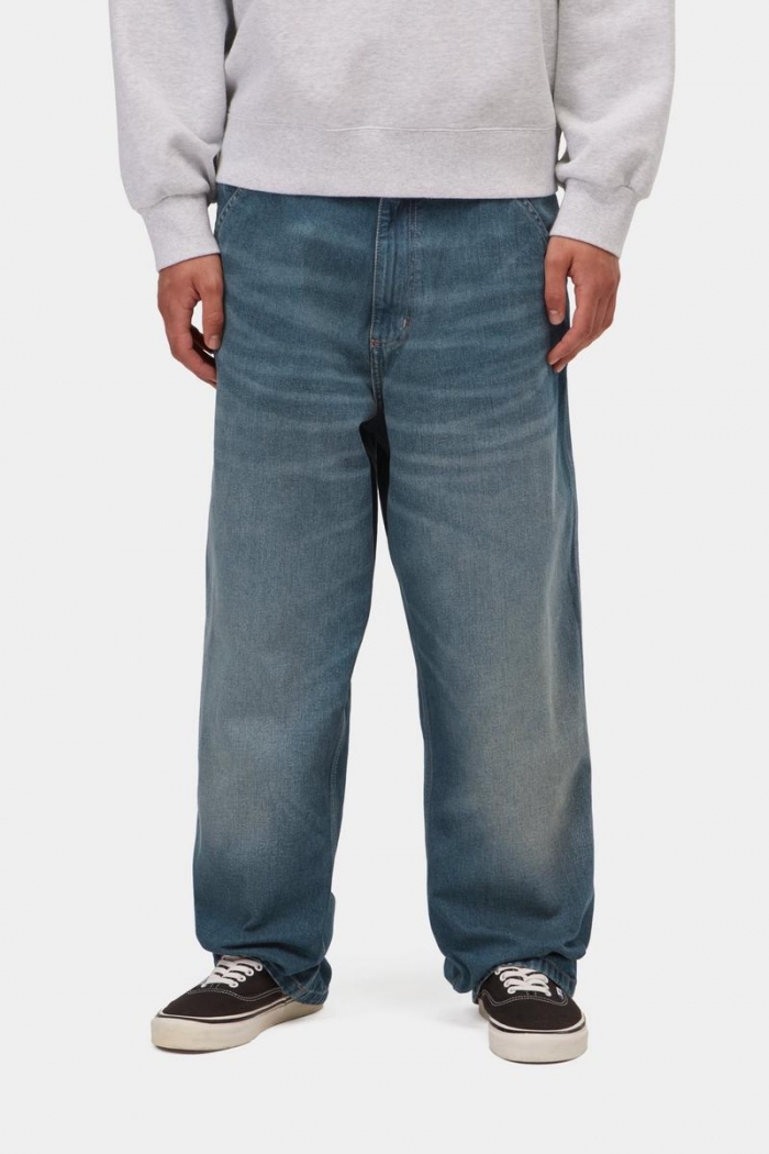Carhartt Simple Pant - Blue, Mid worn used