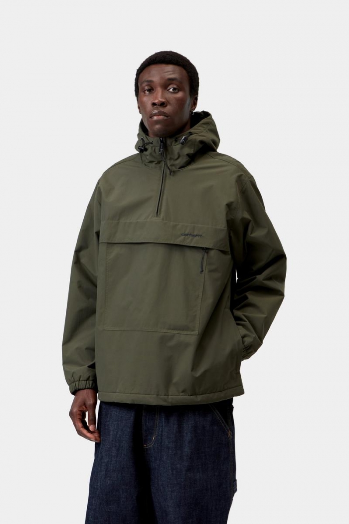 Carhartt Windbreaker Pullover (Winter) - Cypress / Black