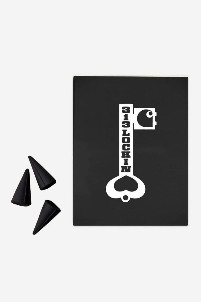 Carhartt Locked Cone Incense - White / Black Carhartt Locked Cone Incense - White / Black