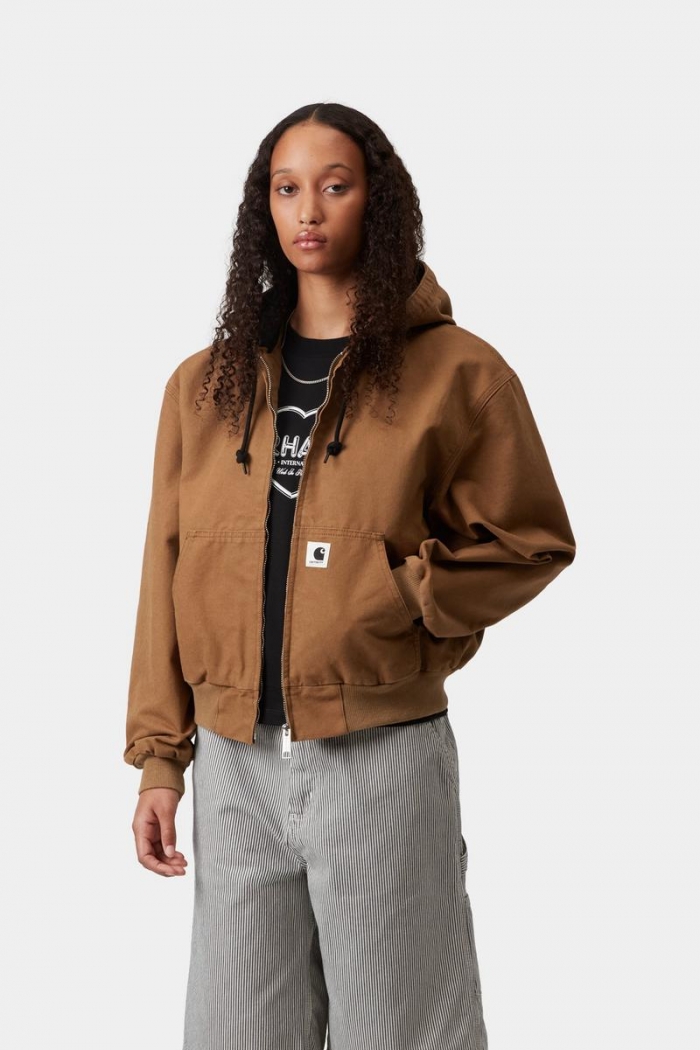 Carhartt OG Active Jacket - Hamilton Brown, Rinsed