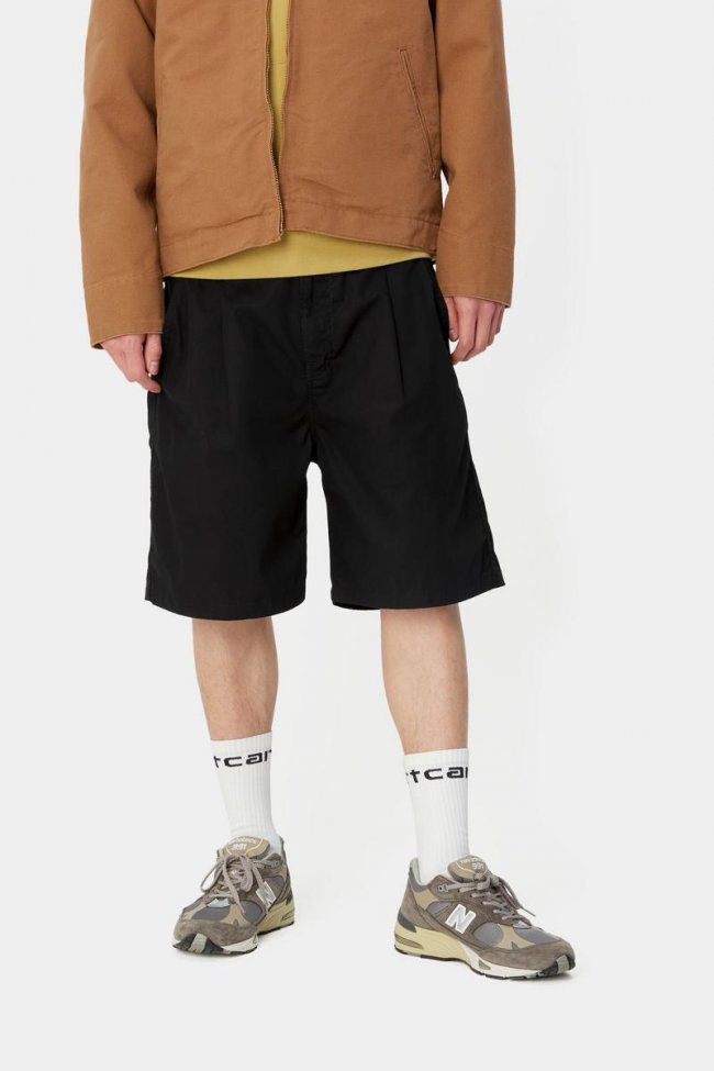 Carhartt Albert Short - Black, Rinsed