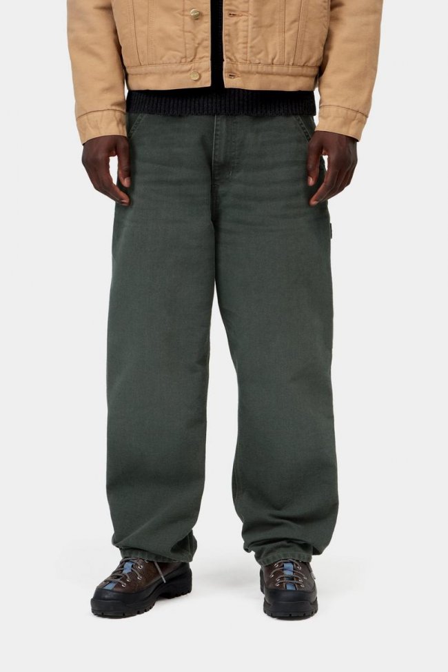 Carhartt Single Knee Pant - Raven, Stone canvas
