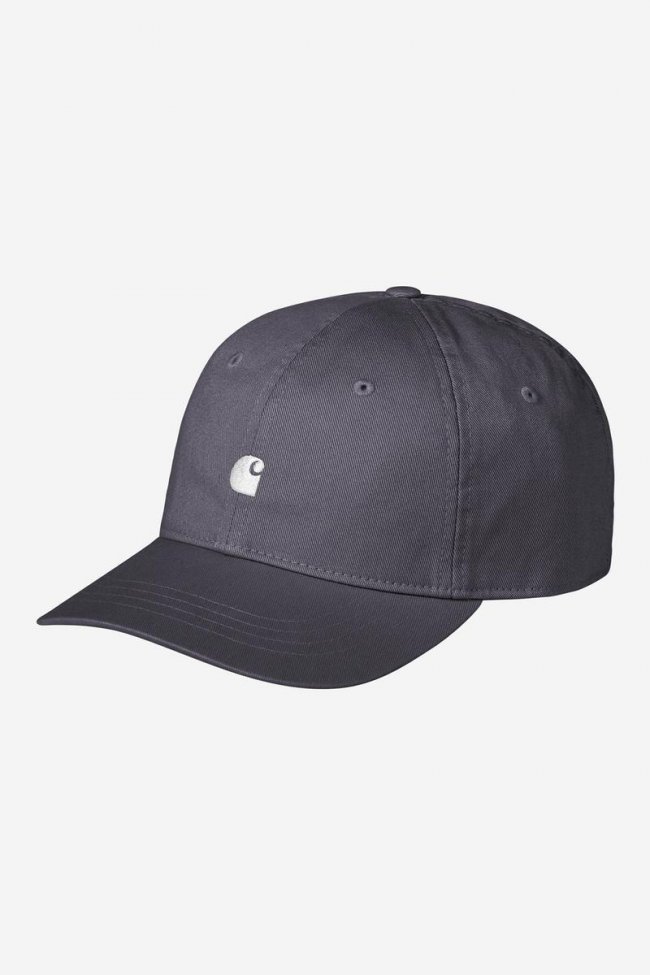 Carhartt Madison Logo Cap - Shady Purple / White