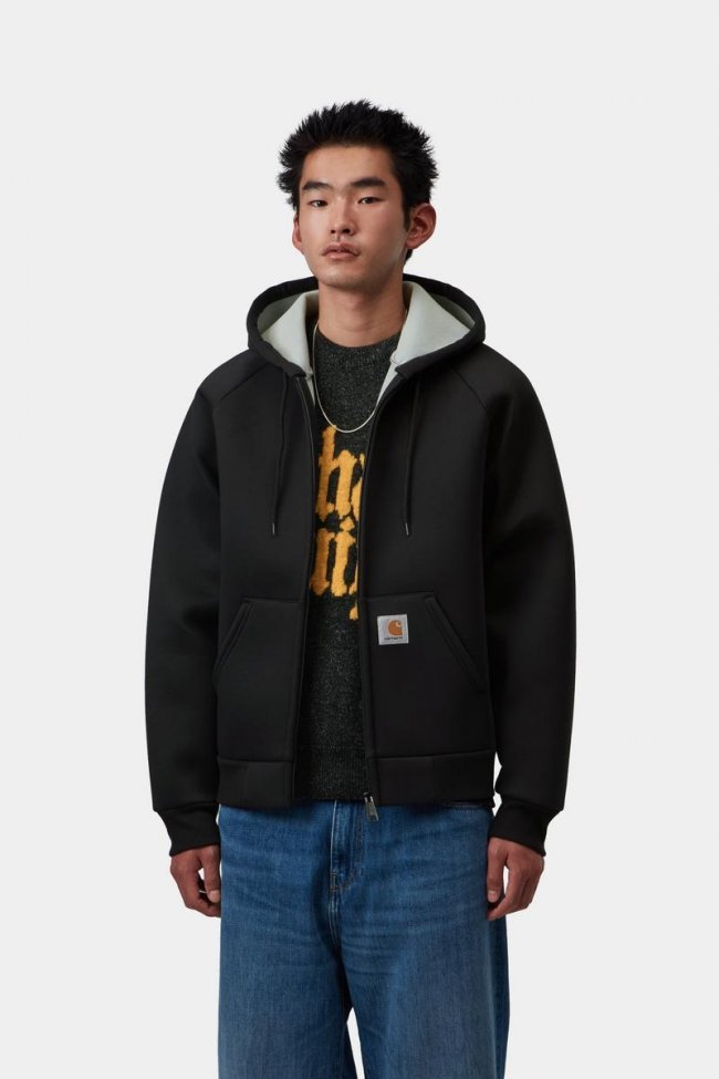 Carhartt Car-Lux Hooded Jacket - Black Carhartt Car-Lux Hooded Jacket - Black