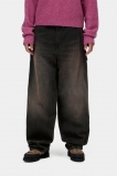 Carhartt Brandon Single Knee Pant - Black, Tobacco used wash