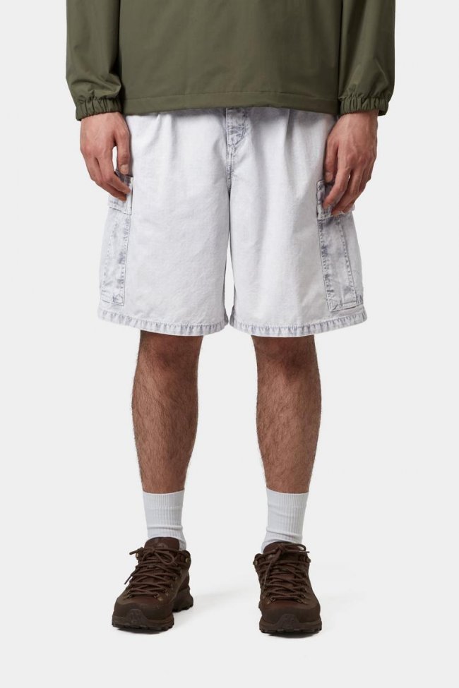 Carhartt Cole Cargo Short - Mirror, Chalk wash