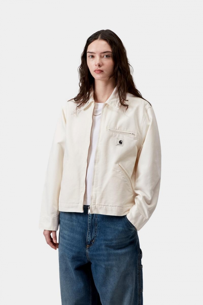 Carhartt OG Detroit Jacket - Wax / Wax, Rinsed