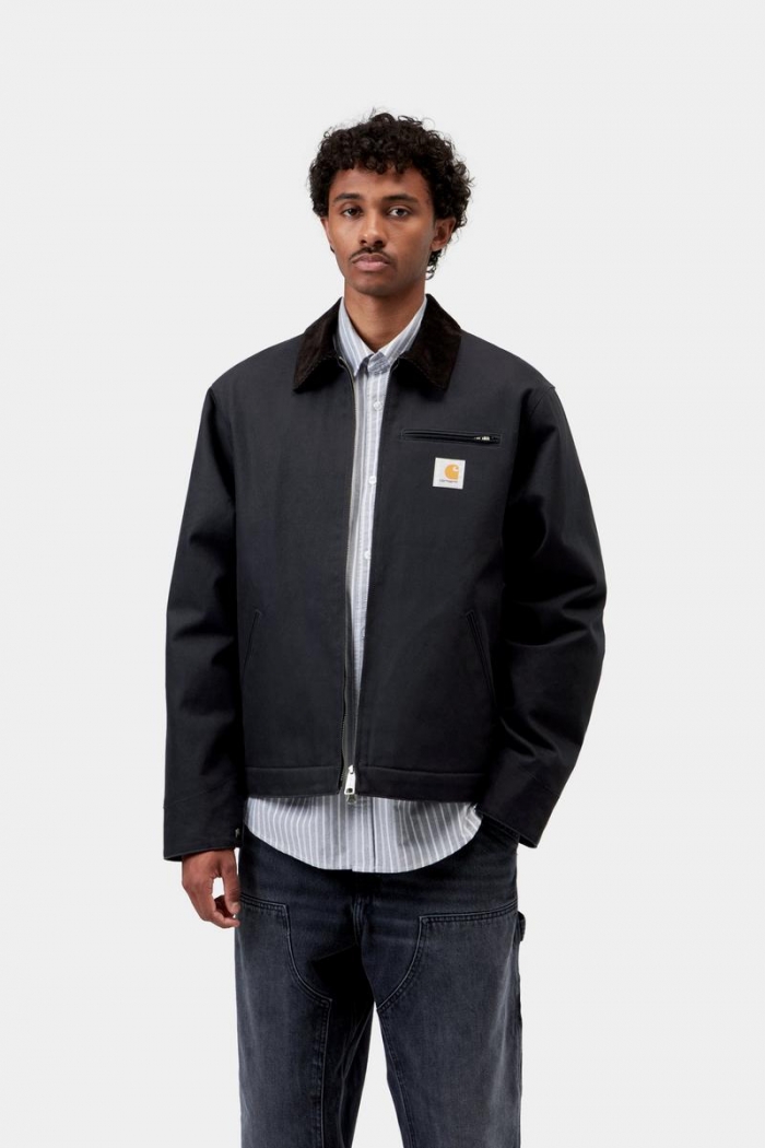Carhartt Detroit Jacket (Winter) - Dark Navy / Black, Rigid