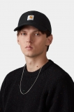 Carhartt Selby Canvas Cap - Black, Stone washed Carhartt Selby Canvas Cap - Black, Stone washed