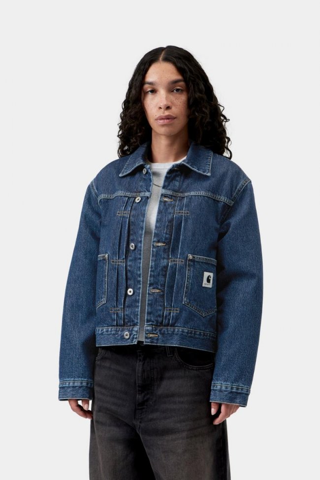 Carhartt Belmar Jacket - Blue, Stone washed