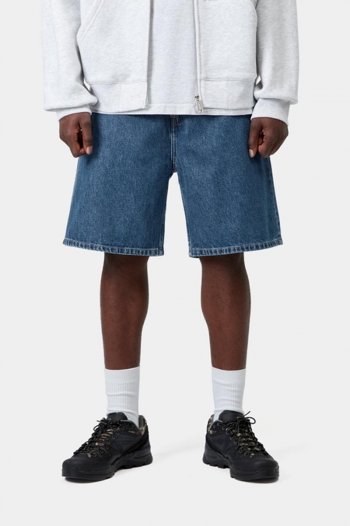 Carhartt Nolan Short - Blue, Heavy stone wash