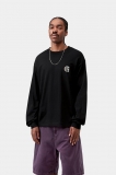 Carhartt L/S Mind Your Head T-Shirt - Black