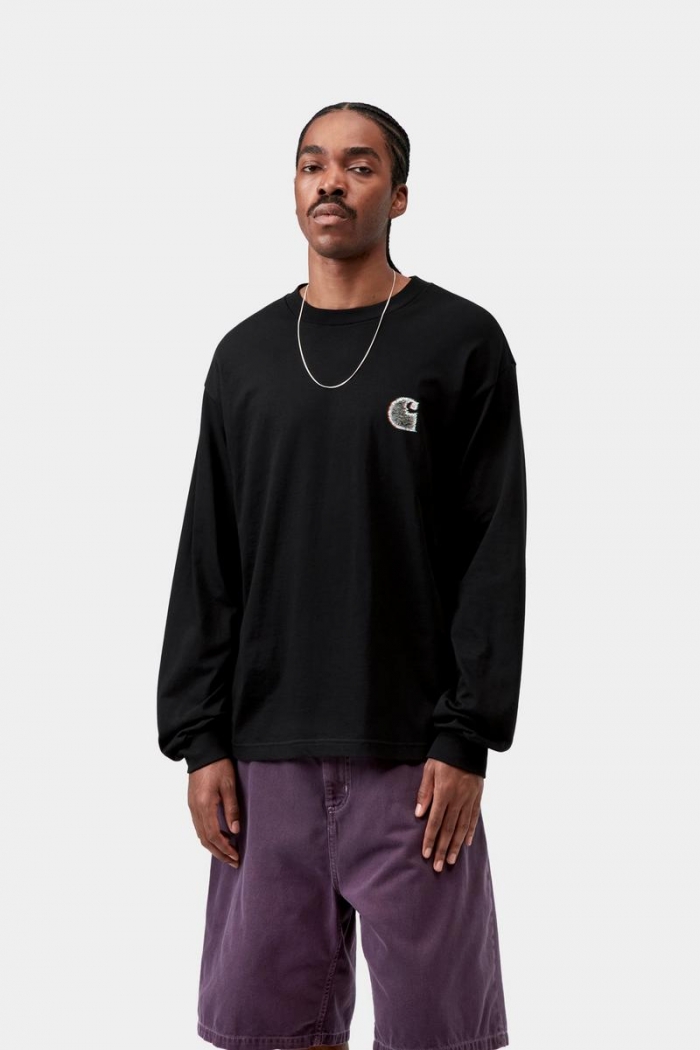 Carhartt L/S Mind Your Head T-Shirt - Black