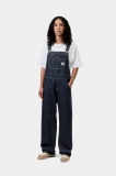 Carhartt Bib Overall Straight - Blue, Rinsed