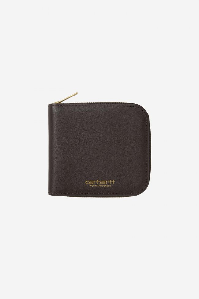 Carhartt Leather Wallet - Tobacco / Gold Carhartt Leather Wallet - Tobacco / Gold