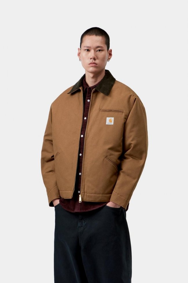 Carhartt OG Detroit Jacket (Winter) - WIP H Brown / Tobacco, Rigid
