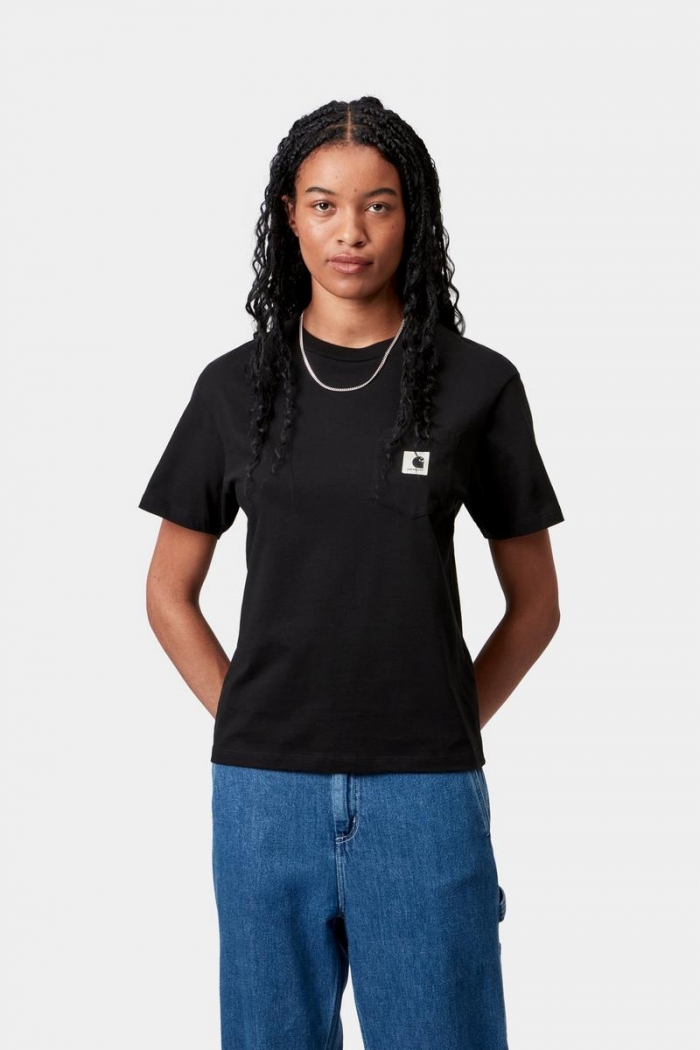Carhartt S/S Pocket T-Shirt - Black