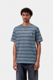 Carhartt S/S Bronson T-Shirt - Bronson Stripe, Icesheet Carhartt S/S Bronson T-Shirt - Bronson Stripe, Icesheet