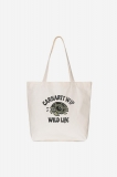 Carhartt Canvas Graphic Tote - Wild Life Print, Natural Carhartt Canvas Graphic Tote - Wild Life Print, Natural