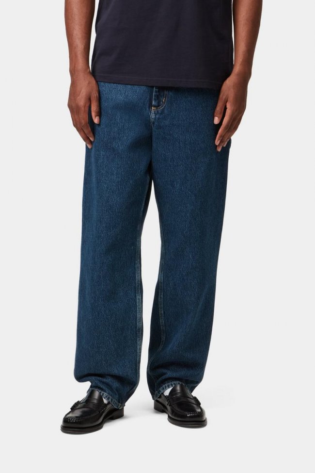 Carhartt Single Knee Pant - Blue, Stone washed