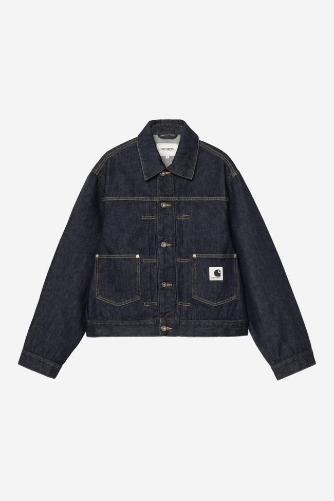 Carhartt Belmar Jacket - Blue, Rinsed