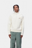 Carhartt Half Zip American Script Sweatshirt - Wax