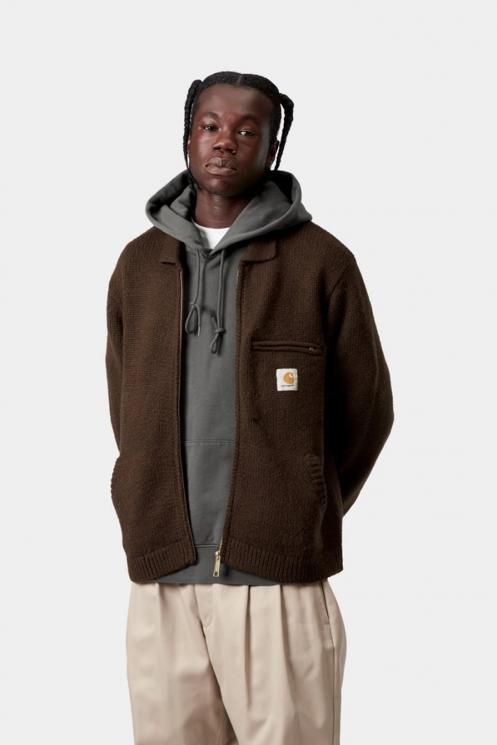 Carhartt Detroit Knit Jacket - Tobacco