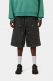 Carhartt Snake Nixon Double Knee Short - Snake Camo, Black, Heavy stone wash Carhartt Snake Nixon Double Knee Short - Snake Camo, Black, Heavy stone wash