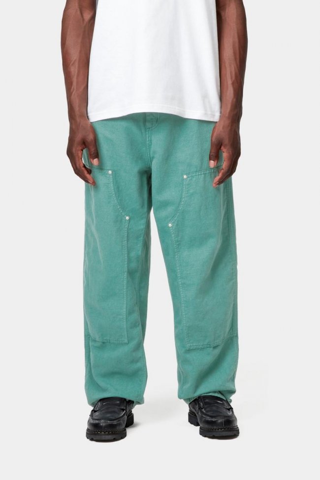 Carhartt Walter Double Knee Pant - Saguaro, Garment dyed