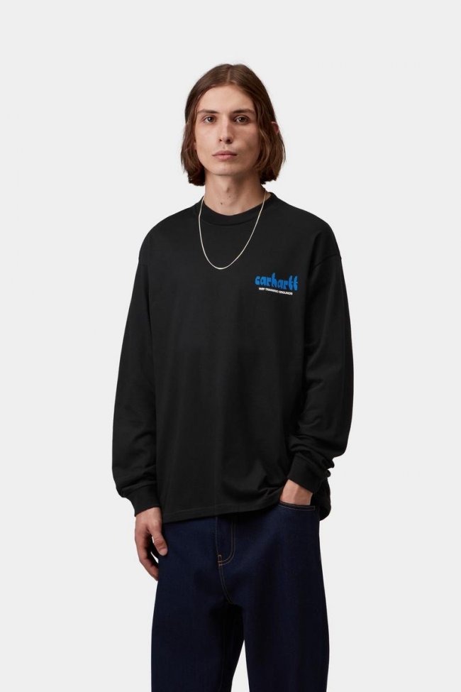 Carhartt L/S Framework T-Shirt - Black