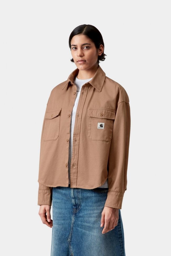 Carhartt Kelly Shirt Jac - Peanut, Rinsed
