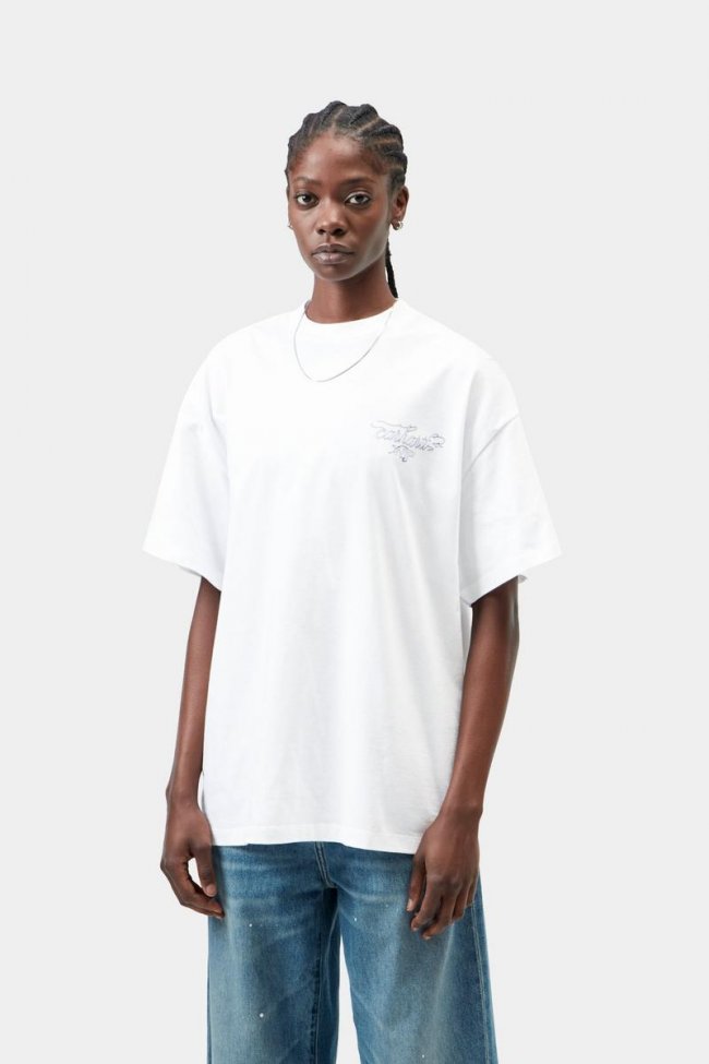 Carhartt S/S Julia Klenovsky T-Shirt - White Carhartt S/S Julia Klenovsky T-Shirt - White