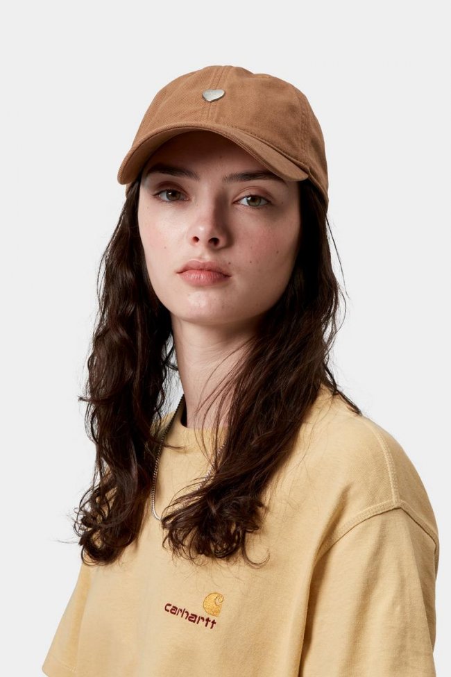 Carhartt Heart Metal Cap - Hamilton Brown / Silver