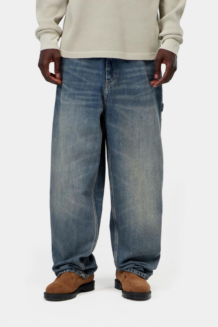 Carhartt OG Single Knee Pant - Blue, Worn used wash