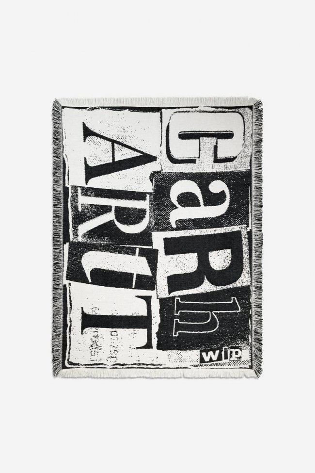 Carhartt Letterpress Blanket - Black / Wax Carhartt Letterpress Blanket - Black / Wax