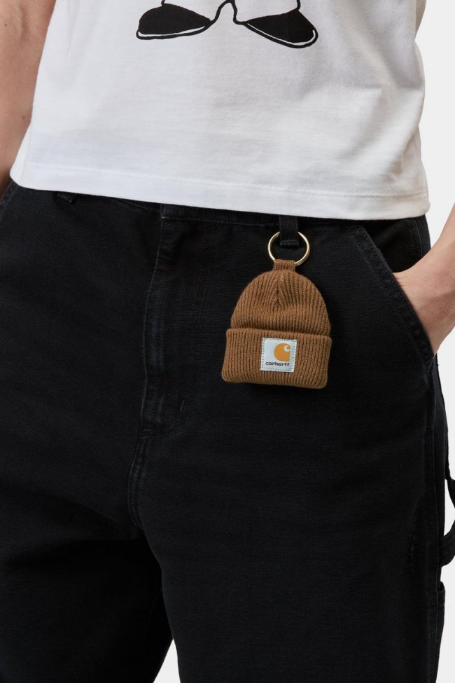 Carhartt Mini Watch Hat Keychain - Hamilton Brown Carhartt Mini Watch Hat Keychain - Hamilton Brown