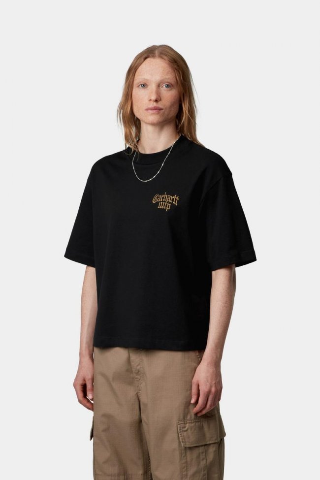 Carhartt S/S Blackletter T-Shirt - Black Carhartt S/S Blackletter T-Shirt - Black
